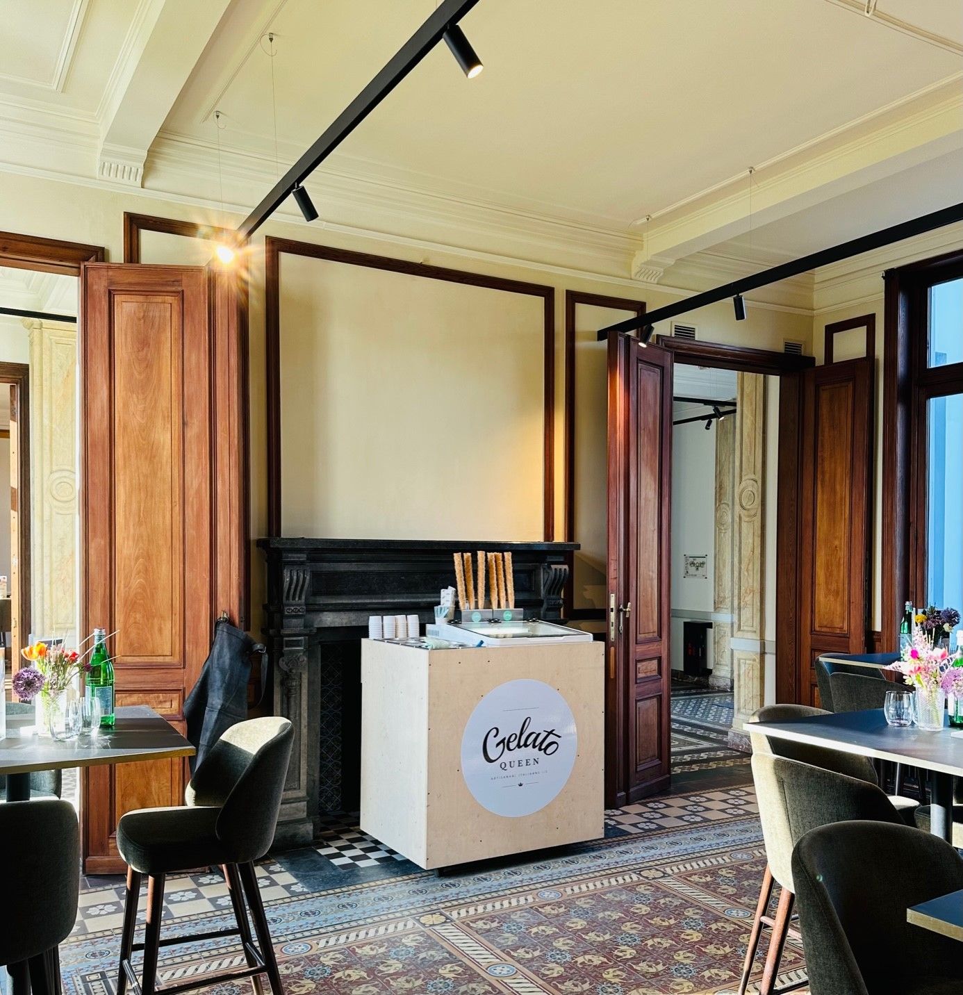 De Gelato Bar in een stijlvolle zaal
